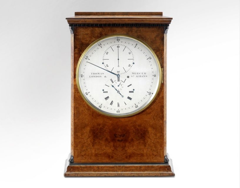 Regulator a clock made in 1885
